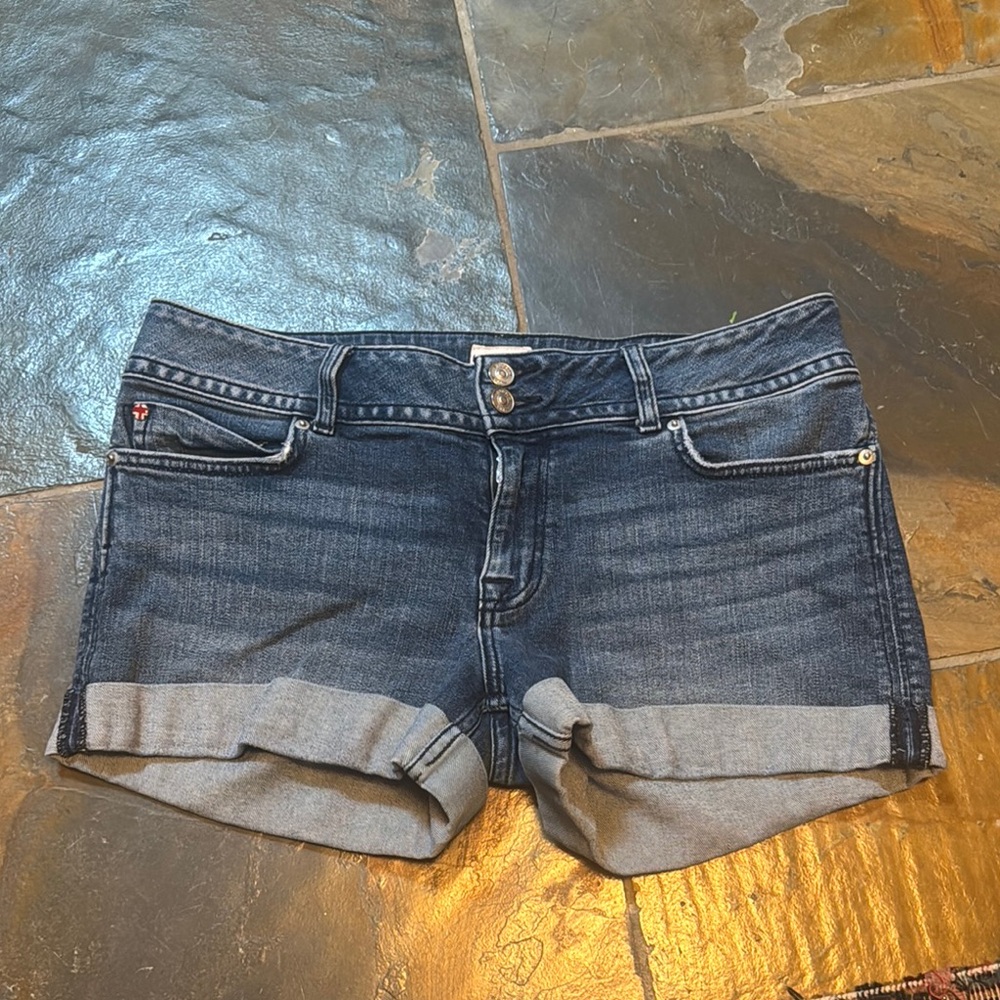 Hudson Hampton Cuffed Jean Shorts Size 32
